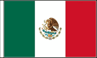 Mexico Table Flags